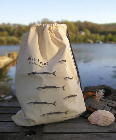 Canvas Bag - Mackerel in 'My Designs'