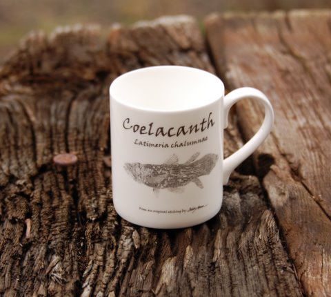 Bone China Coelacanth Mug