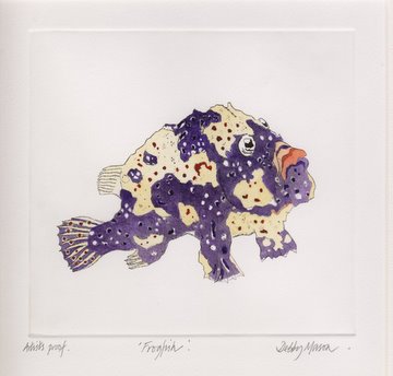 Frogfish in 'Coral Seas'